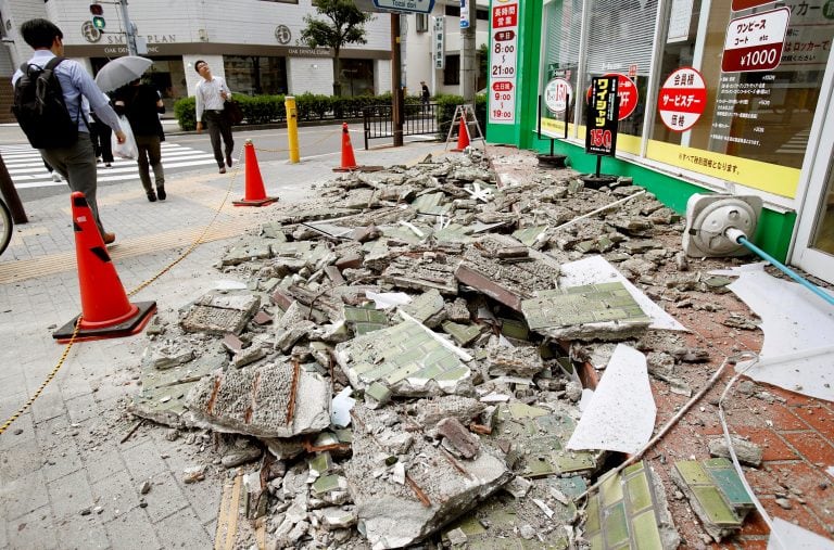 Terremoto en Japón.