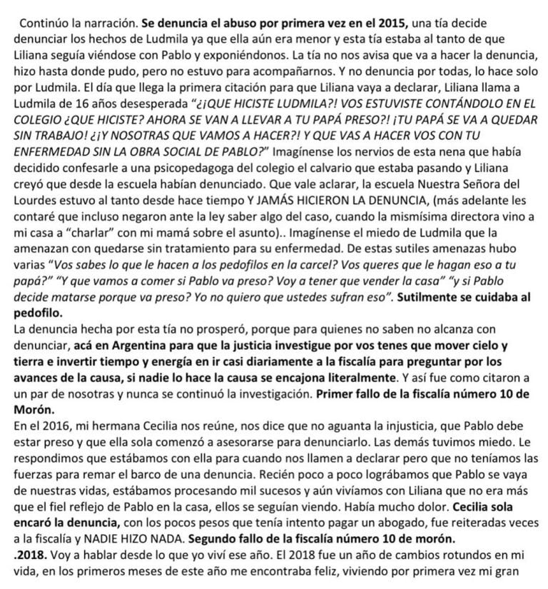 La carta de Valeria Benitez Coll (@valcollok)