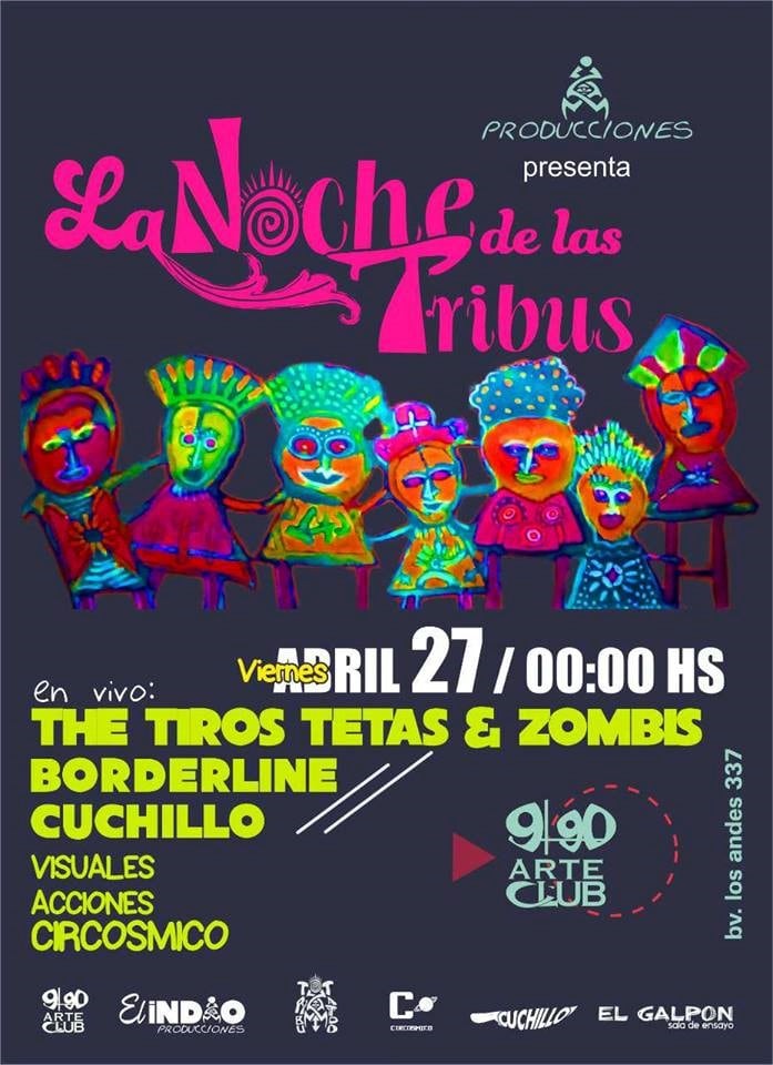 La Noche de las Tribus, afiche