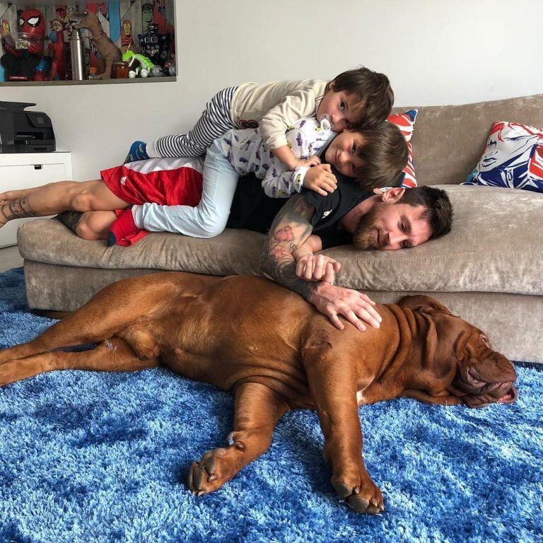 Divertidos momentos de los Messi. (Instagram lEO mESSI)