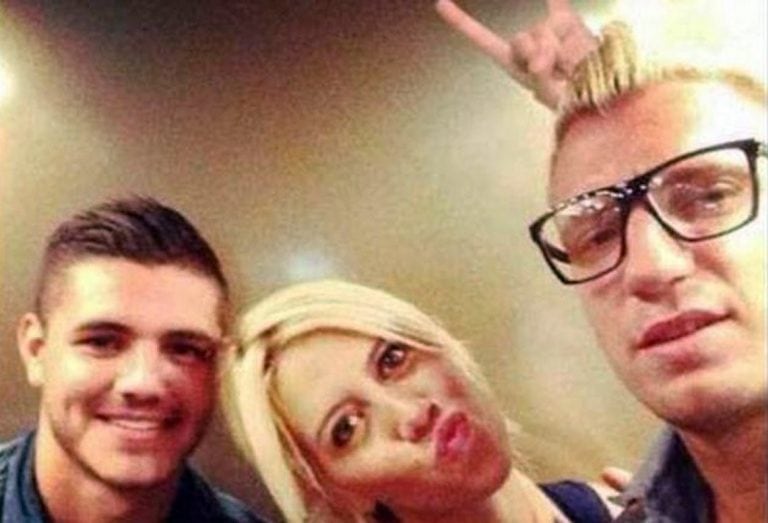 Maxi López, Wanda Nara y Mauro Icardi (Foto: web)