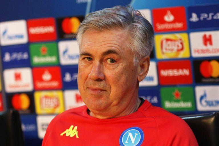 Carlo Ancelotti, DT del Napoli, bromeó con la chance de sumar a Ibrahimovic. (Foto: Cesare Abbate/EFE)