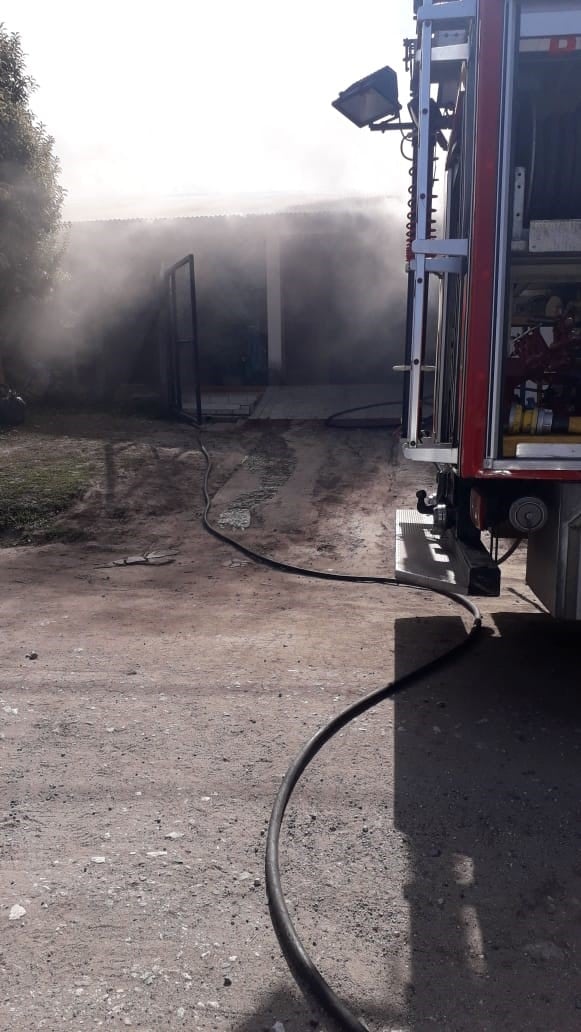 Incendio en una vivienda de Parque Virrey, Alta Gracia.