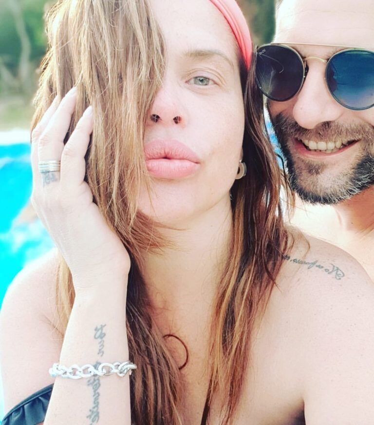 Nazarena Vélez y su pareja (Instagram/@nazarenavelez)