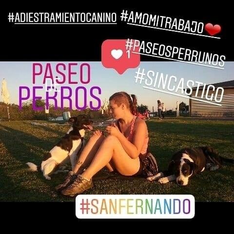 Ariana Pancitta. La adiestradora de perros llega a El Chaltén