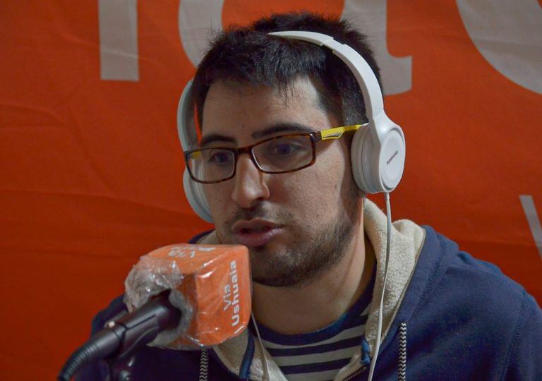 Favio Barbieri en Radio Mitre Ushuaia.