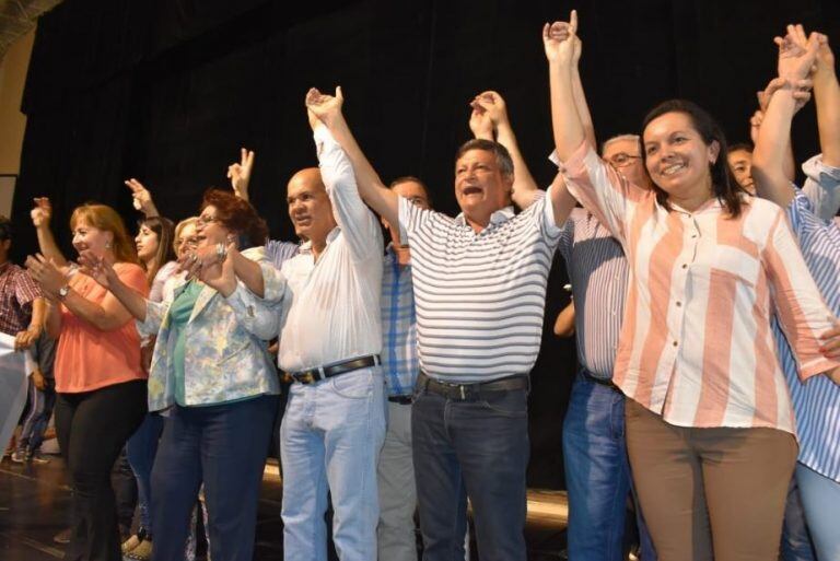 Domingo Peppo en el acto por el Día de la Lealtad Peronista. (Foto: @domingopeppo)