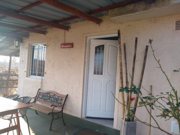 La casa en el Complejo "La Querencia" en donde vive Noemí Coria junto a su pequeña hija. (Foto: gentileza Noemí Coria).