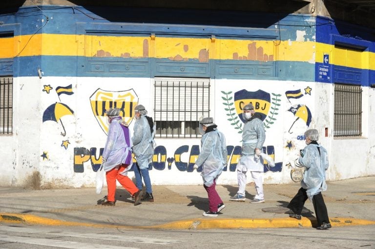 Operativo DetectAR  en La Boca (Foto: Clarín)