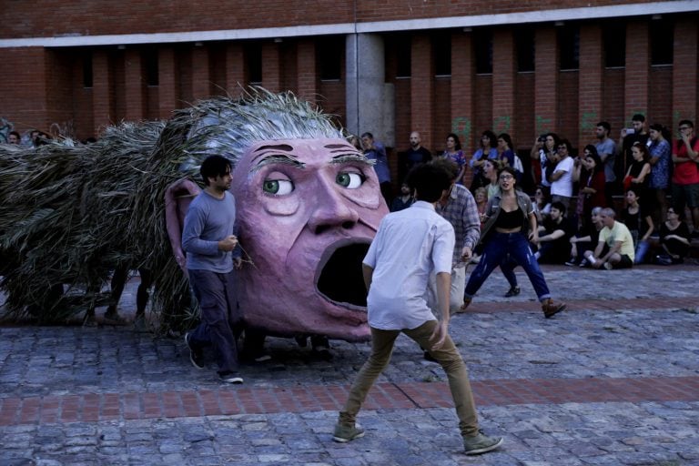 Presentación de "La batalla del Parque España".