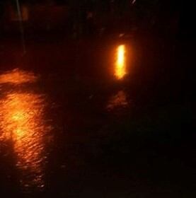 El temporal se hizo sentir en algunas localidades del centro santafesino.  (Todos para uno diario)