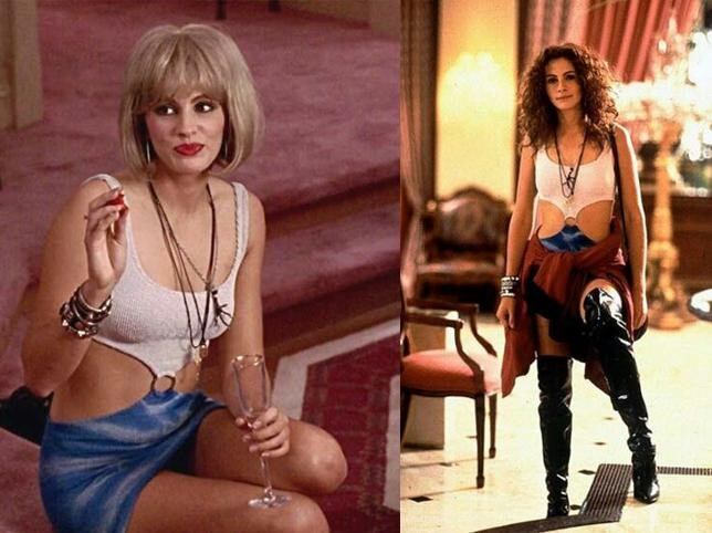 Úrsula Corberó lució un vestido que asombró por el parecido al que usó Julia Roberts en Pretty Woman