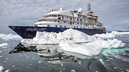 Sea Explorer, crucero utilizado por Poseidon Expedition para las travesías en Antártida