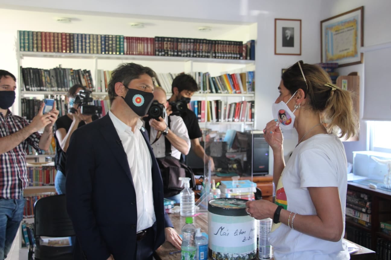 Axel Kicillof en Orense y Claromecó