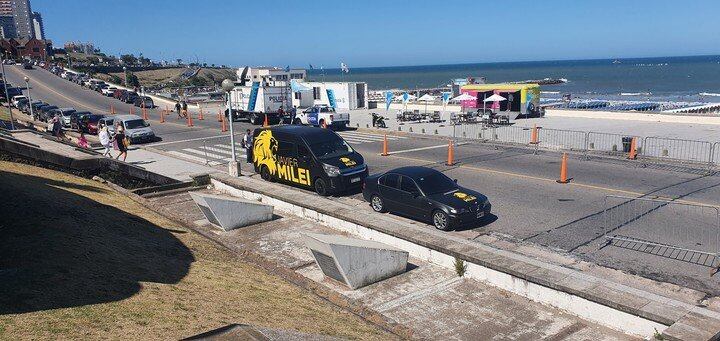 La previa del sorteo de Milei en Mar del Plata