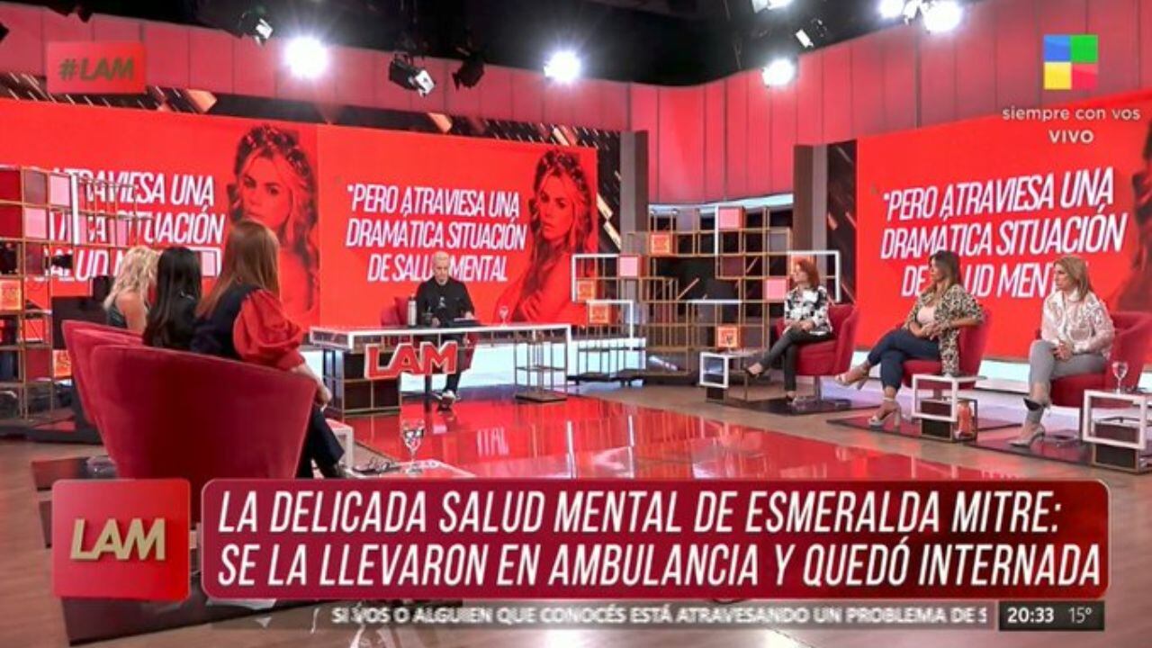 El crítico momento que padece Esmeralda Mitre: “La internaron”