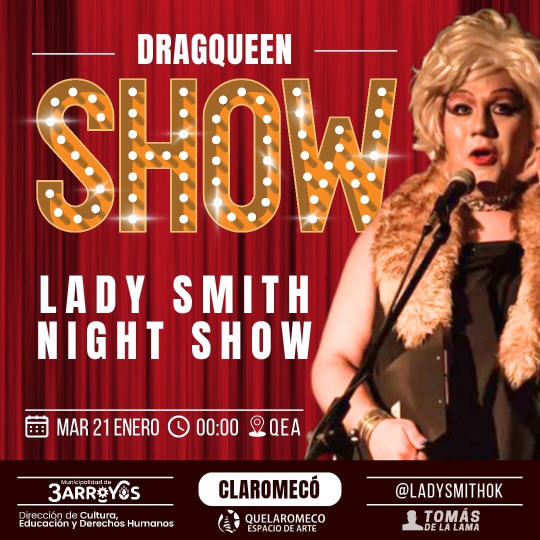 Lady Smith llega al Espacio Quelaromecó con un show inolvidable