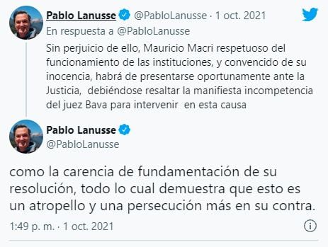 La respuesta del abogado de Macri, Pablo Lanusse, ante la citación a indagatorio por la causa de espionaje en relación al ARA San Juan.