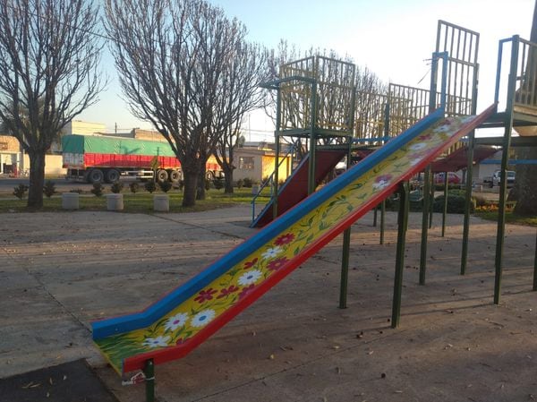 Pujato: El parque Julián Bustinza cobró vida (Facebook de Daniel Quacquarini)