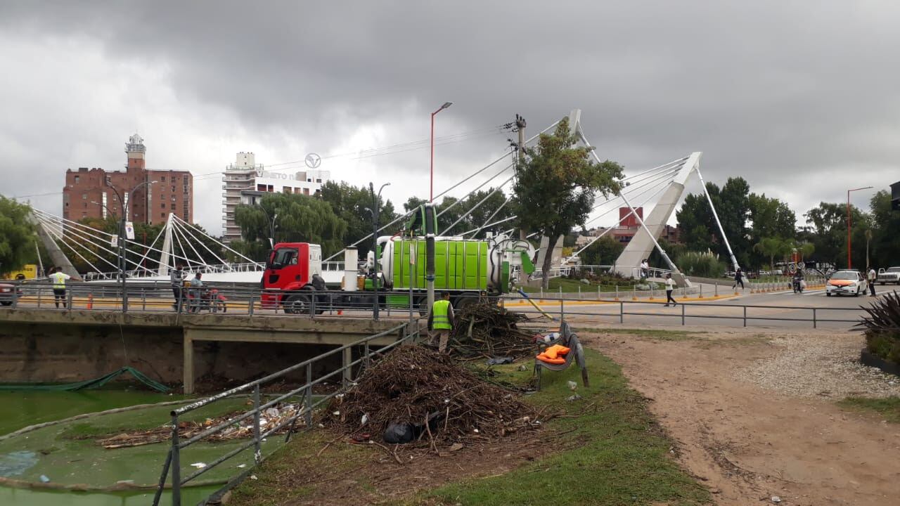 Plan de mitigación del lago San Roque en la zona centro.