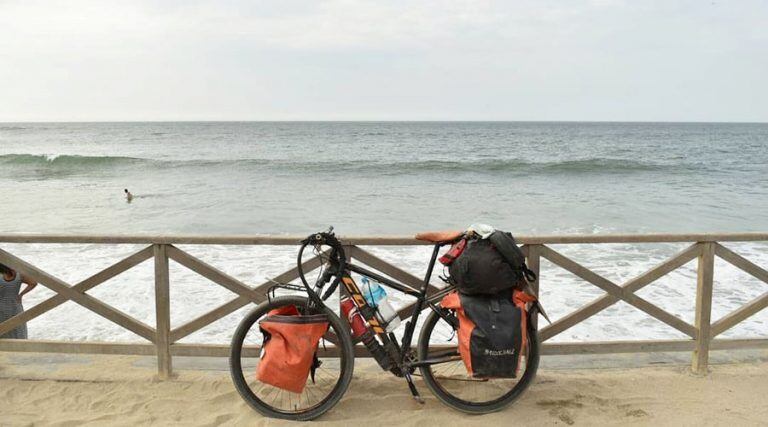 Brian sólo había ido una vez en su vida a Monte Hermoso a conocer el mar (Facebook)