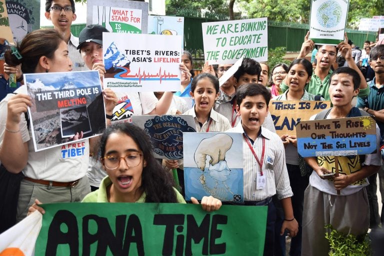 Protesta en Nueva Delhi. (EFE)