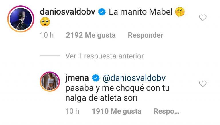 El comentario de Daniel Osvaldo (Foto: captura Instagram)