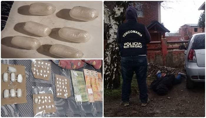 Se trata del primer caso de "mulas" con cocaína en Bariloche.