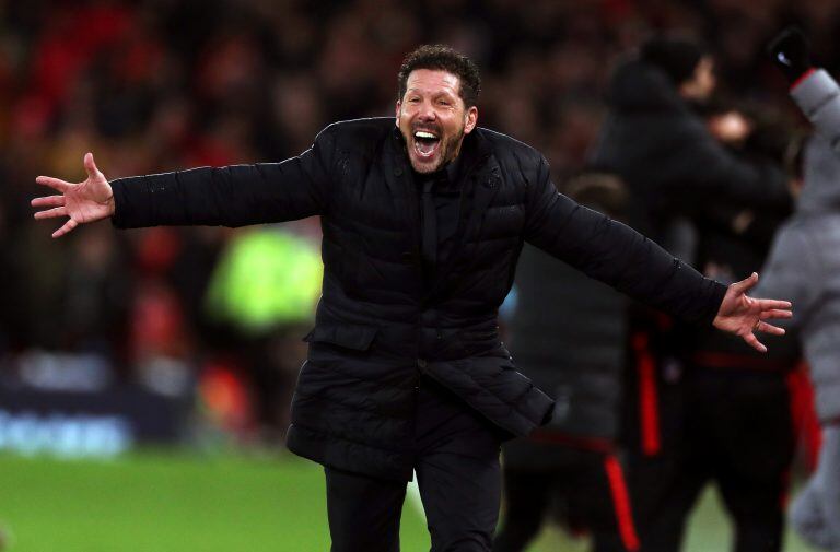 El Atlético de Madrid que dirige el Cholo Simeone es uno de los clubes clasificados a los cuartos de final de la Champions League (Foto: Peter Byrne/PA Wire/dpa)