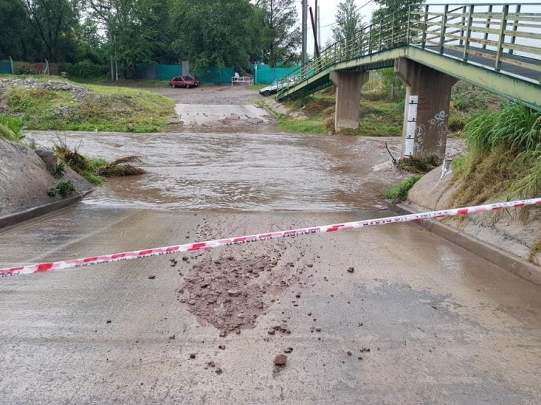 Los ríos crecidos en Córdoba tras las lluvias del fin de semana.