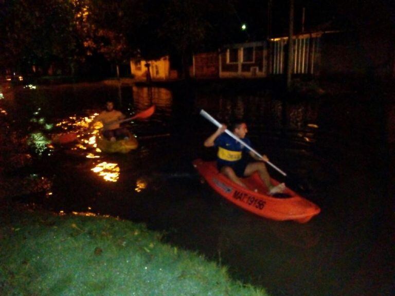 Rivadavia inundada