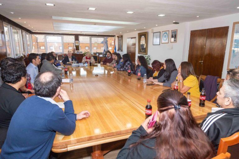 Reunión con vecinos de Ushuaia