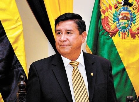 Cesar Salinas, presidente de la Federación Boliviana de Fútbol.