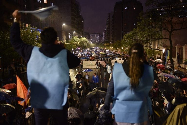 La marcha de los grupos provida en defensa del Niño por Nacer en Córdoba.