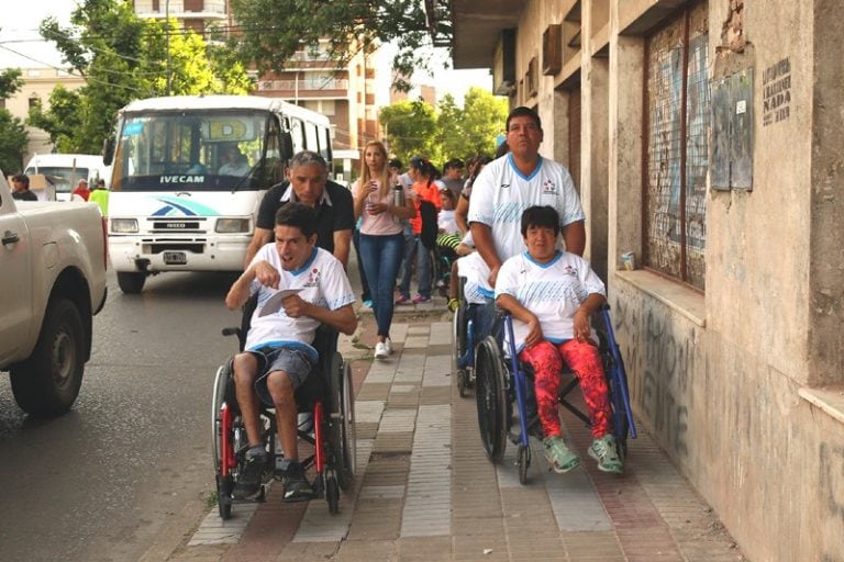 Rally en silla de ruedas