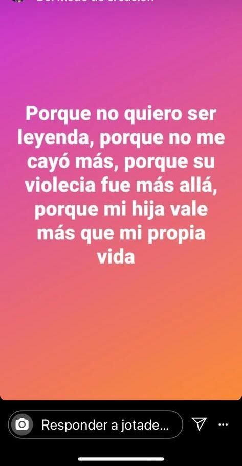 La víctima contó lo sucedido en las historias de su Instagram.