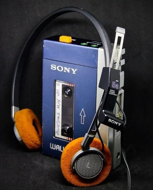 El primer Walkman que Sony lanzó en 1979.