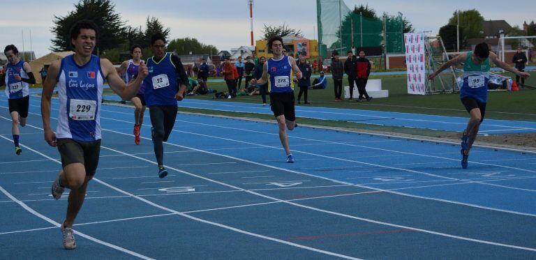 Atletismo en los Juegos de la Araucanía