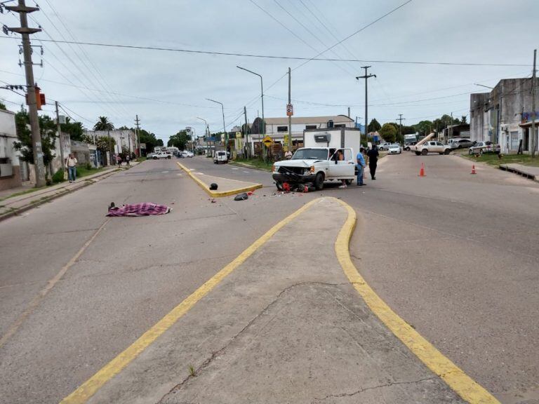 Accidente  vial - muere una persona
Crédito: máximaonline