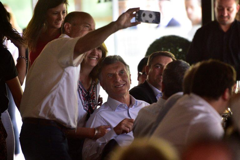 Macri almorzó en Córdoba este miércoles 27 de noviembre en la parrilla del Dino.