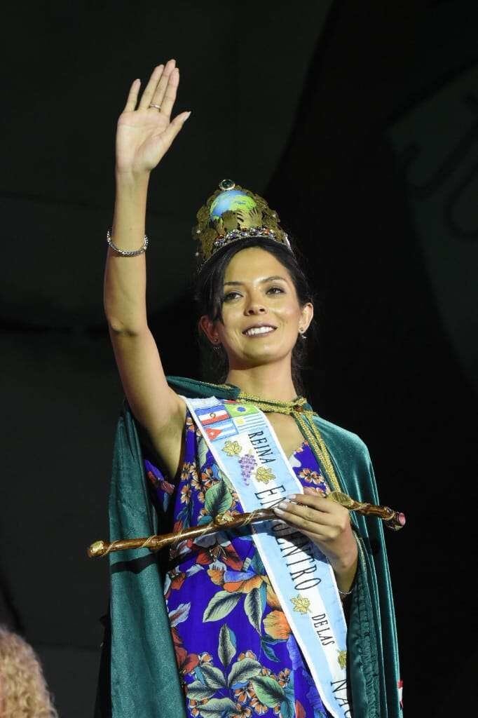 Tamara Silbana Gauna. Reina del Encuentro de las Naciones.