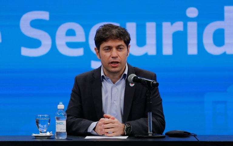 El gobernador de la Provincia de Buenos Aires Axel Kicillof aaseguró que la política de la provincia de Buenos Aires "está asociada a lo masculino y viene de una tradición machista". (Foto: EFE/Gobernación de Provincia de Buenos Aires )