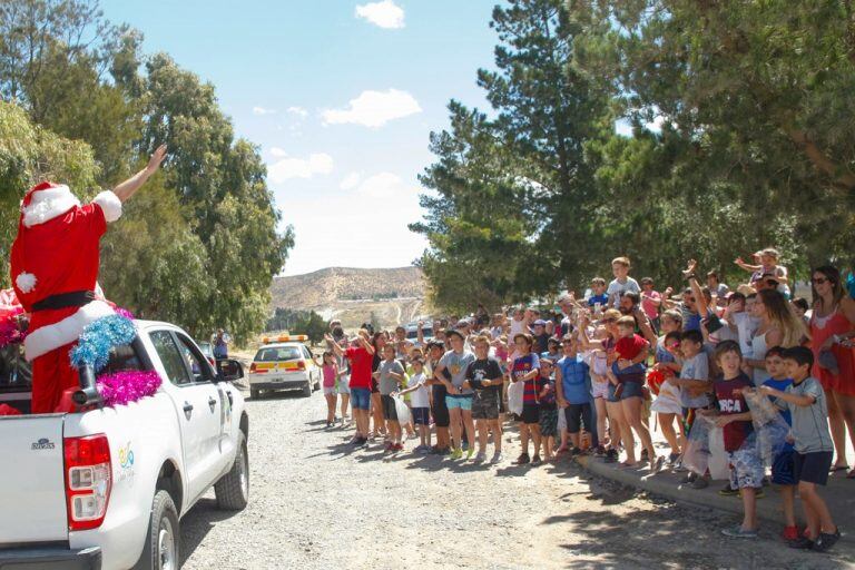 El lunes Papá Noel visita Rada Tilly