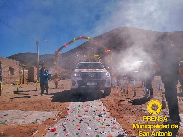 Celebración de San Antonio de Padua (Facebook Municipalidad de San Antonio de los Cobres)