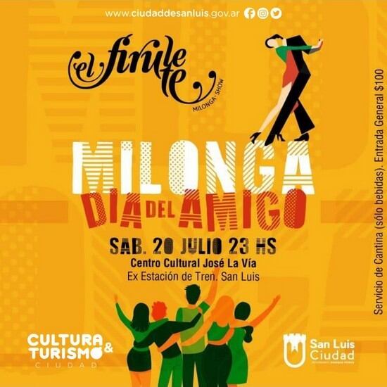 Milonga por el Día del Amigo.