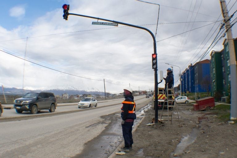 Semáforos en Ushuaia