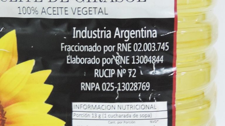 Alerta alimentaria por una marca de aceite. (Assal)