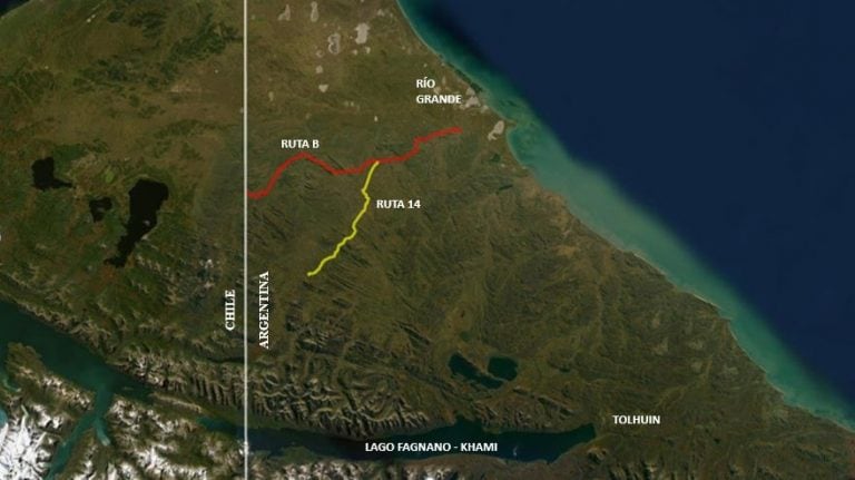 Las rutas provinciales conectan las zonas rurales con la RN3 y dan acceso a las principales ciudades de Tierra del Fuego.