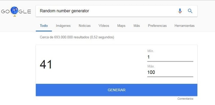 usos secretos de google