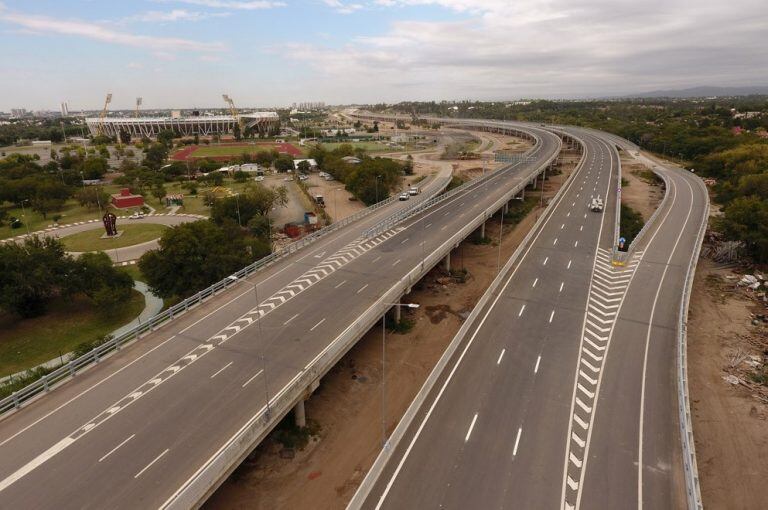 El cierre del Anillo de la Circunvalación se llevó a cabo este viernes, encabezado por el gobernador Juan Schiaretti.